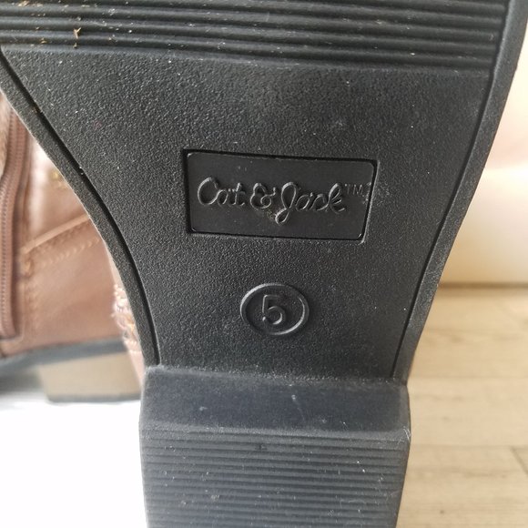 Cat and Jack Girlโs Western Boots Size 5 - Picture 9 of 9